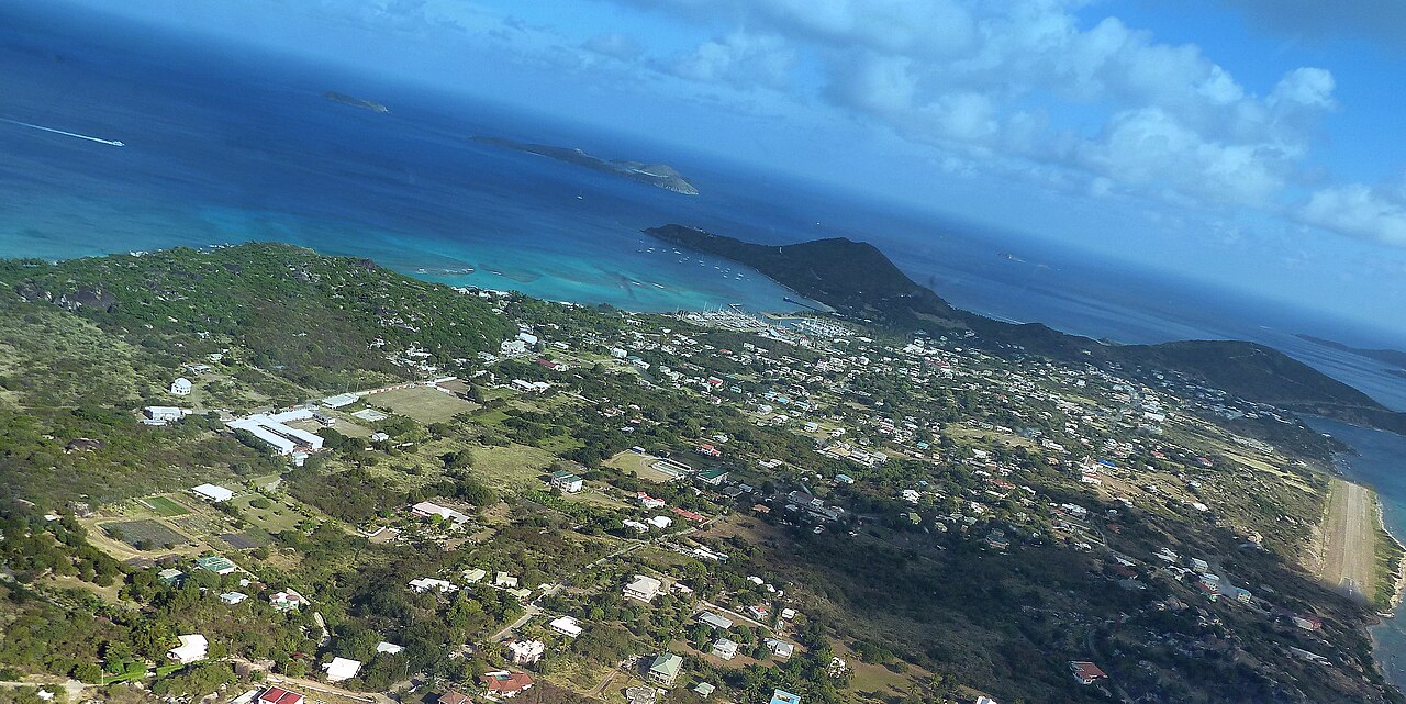 Green hills and bays of Virgin Gorda