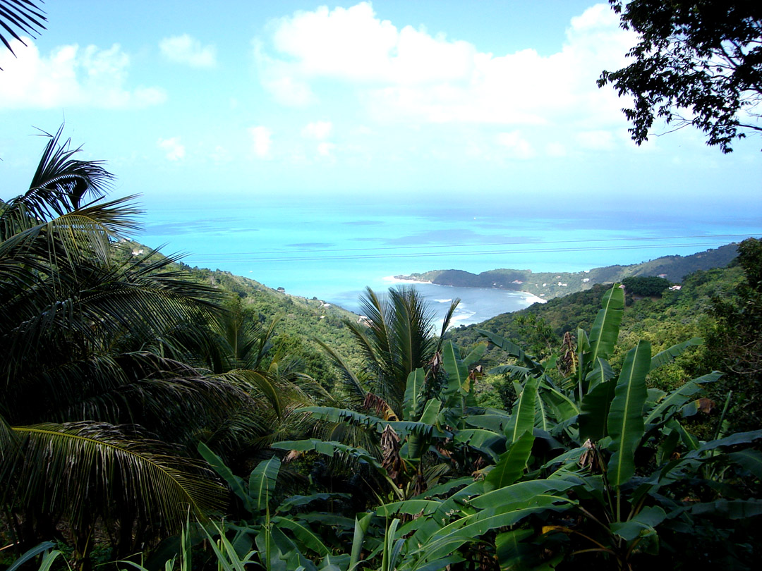 Road Town and the hills of Tortola