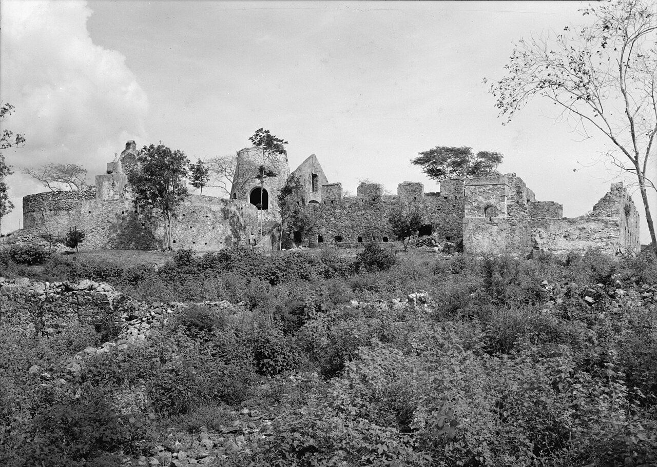 Stone ruins of the Annaberg sugar plantation