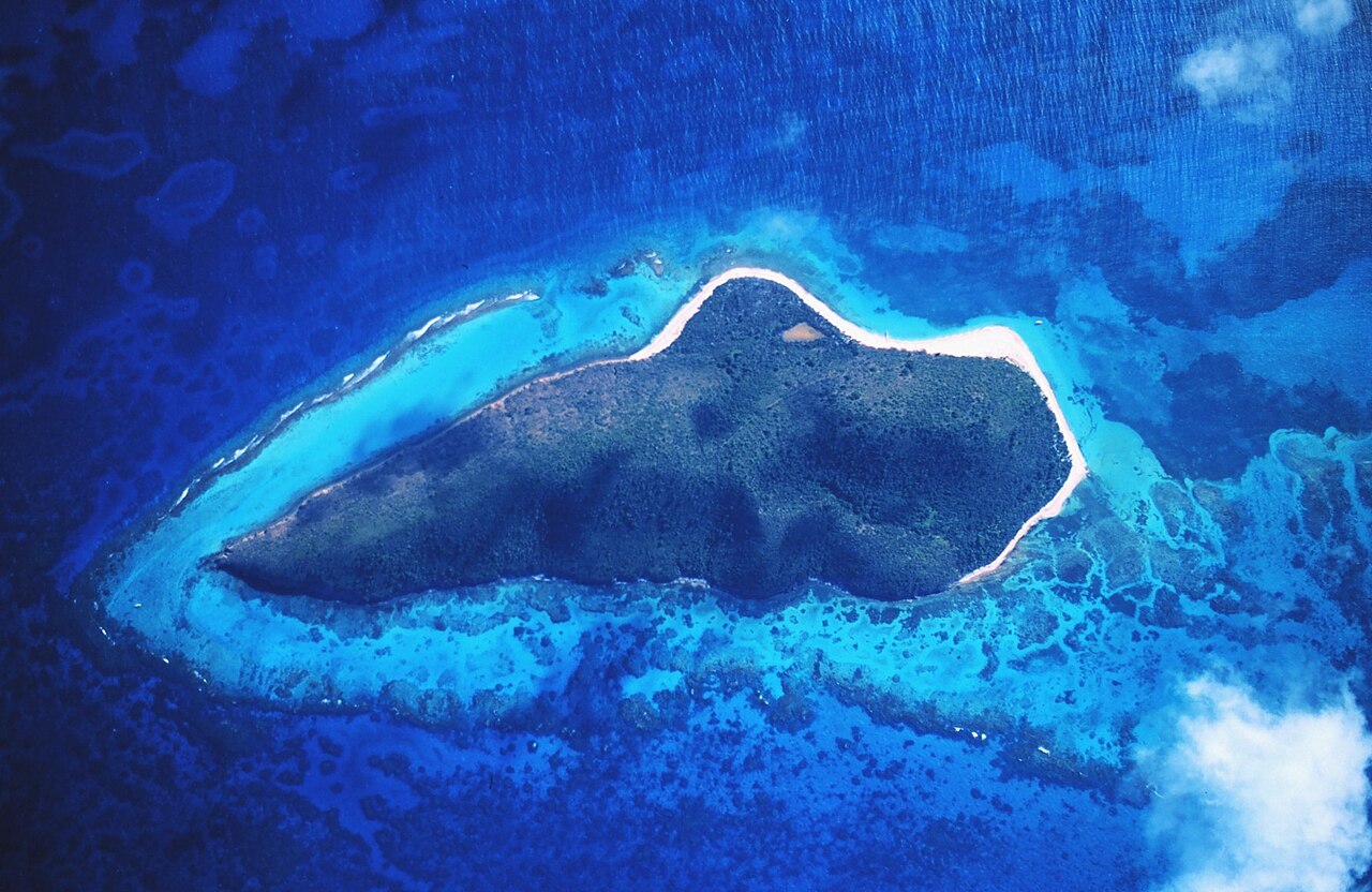 Shallow reef water around Buck Island